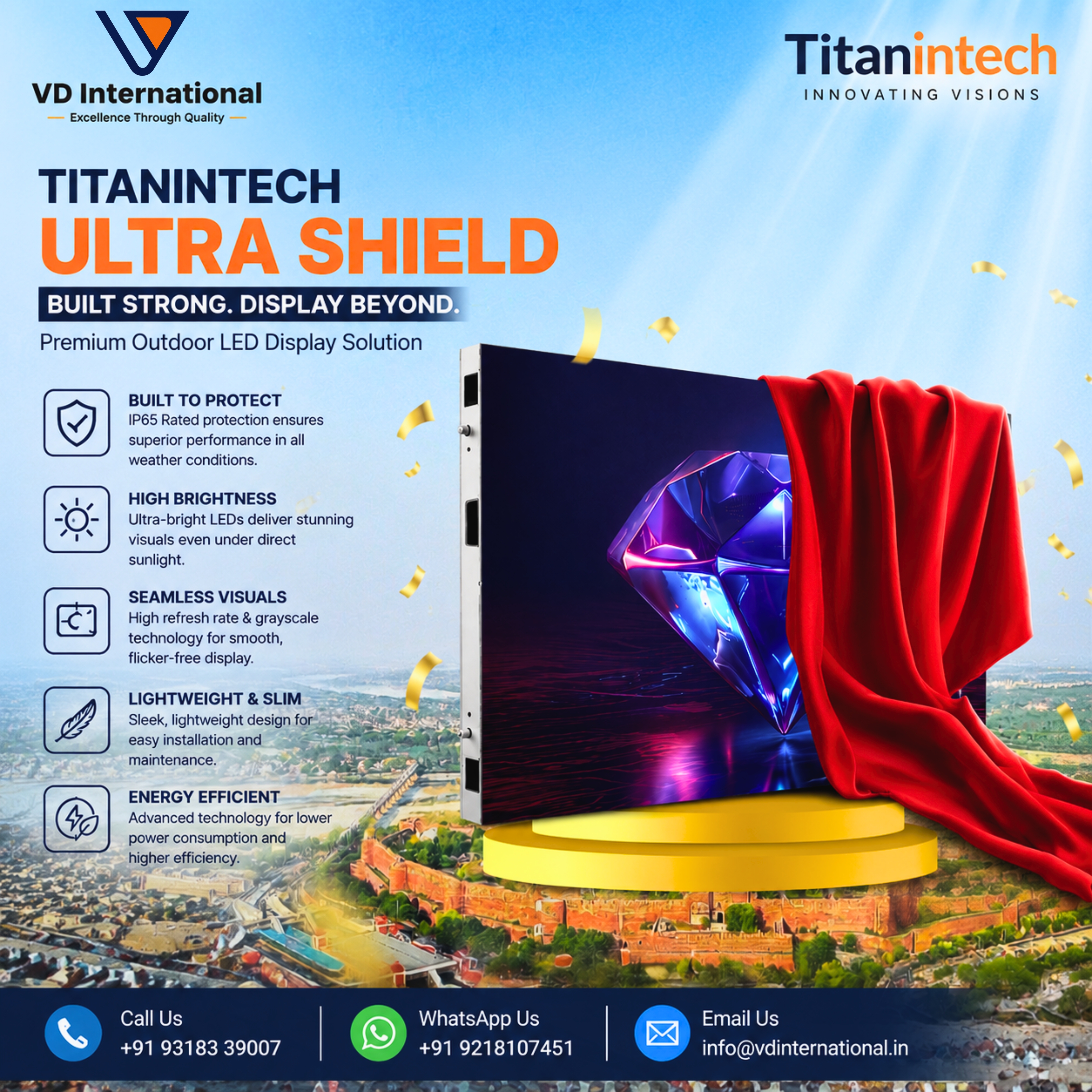 Titanintech Ultra Shield – Premium LED Display Solution for Brilliant Visual Experiences