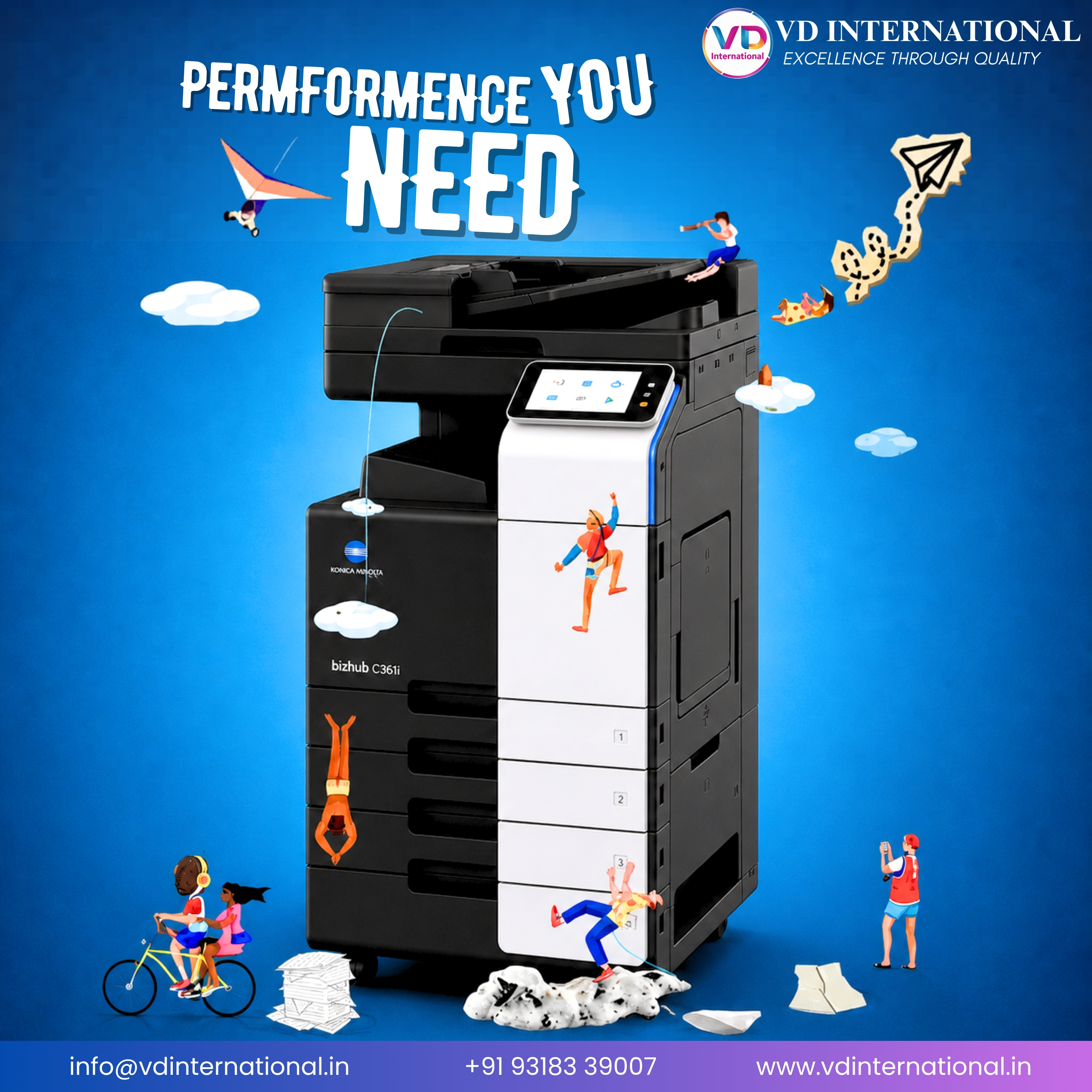 Konica Minolta bizhub 361i: Reliable Performance for Busy Workspaces