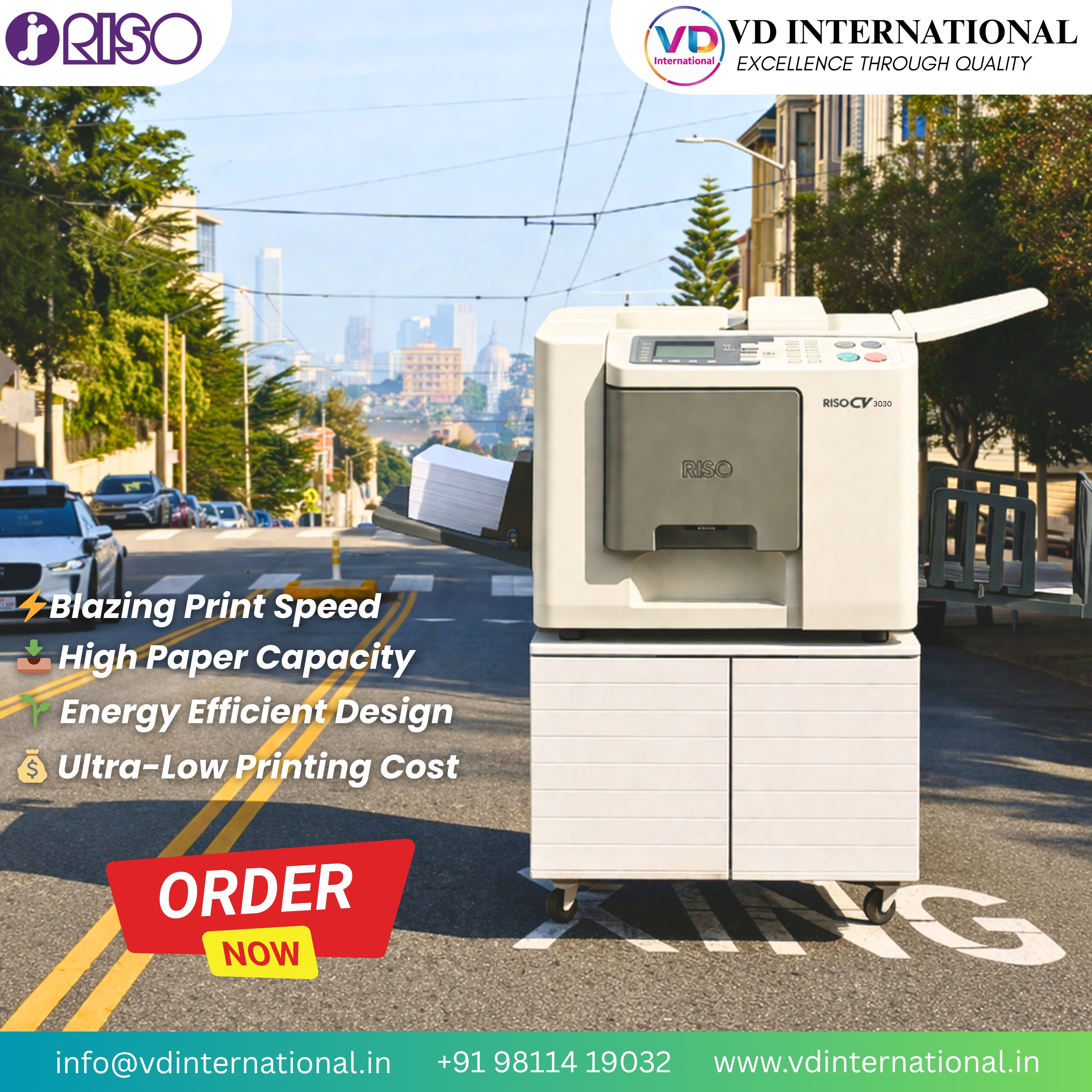 High-Speed, Cost-Effective Bulk Printing with the RISO CV 3030