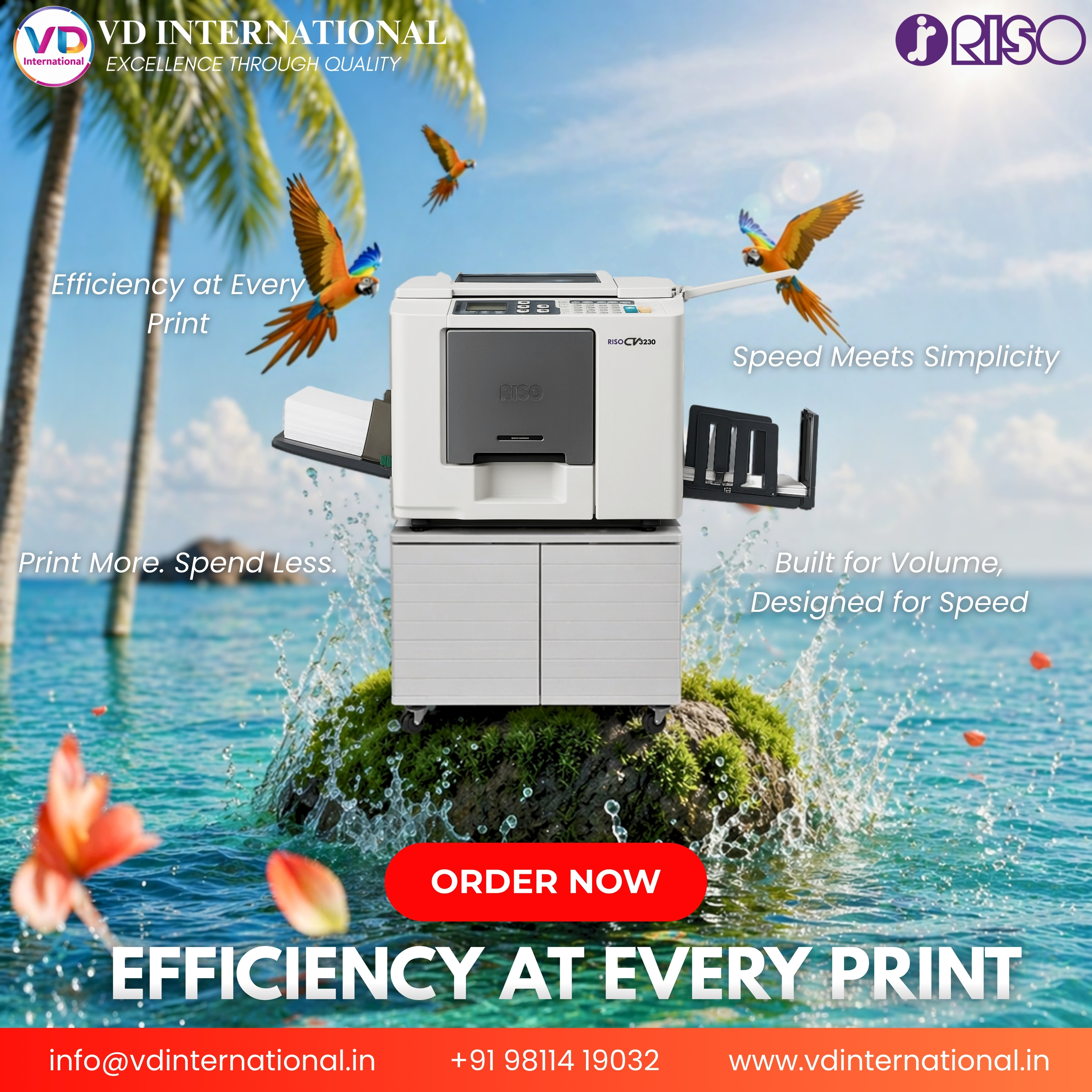 Why the RISO CV 3230 is Perfect for Schools, Offices & Businesses.