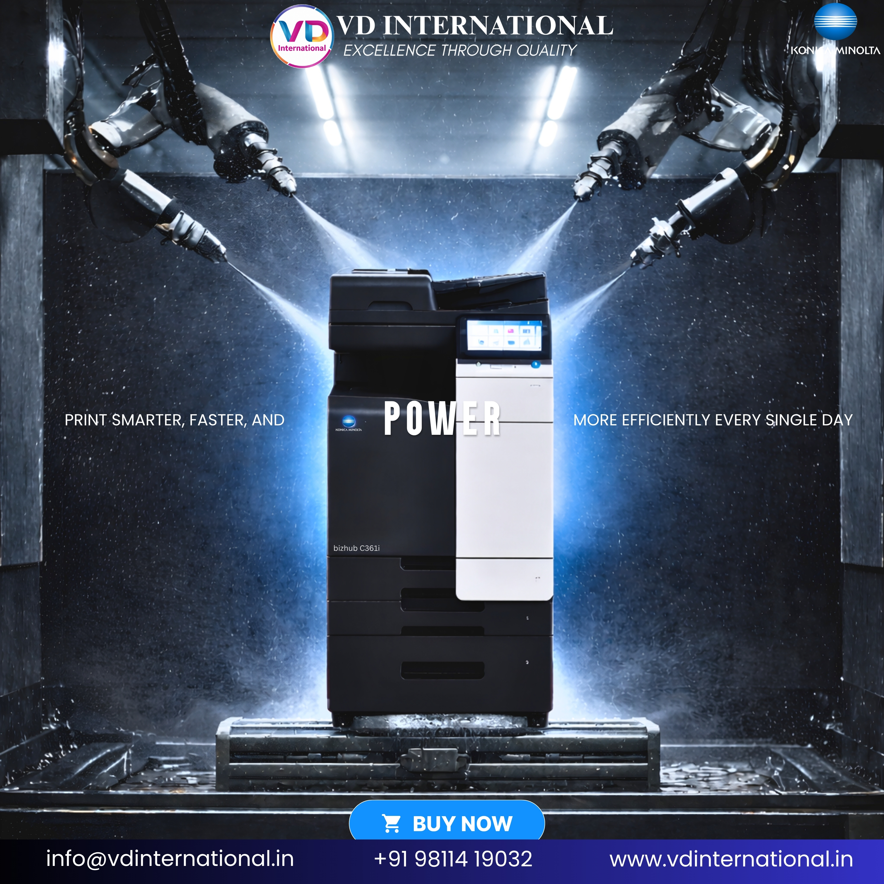 Why Bizhub C361i is the Perfect Choice for High-Volume Office Printing