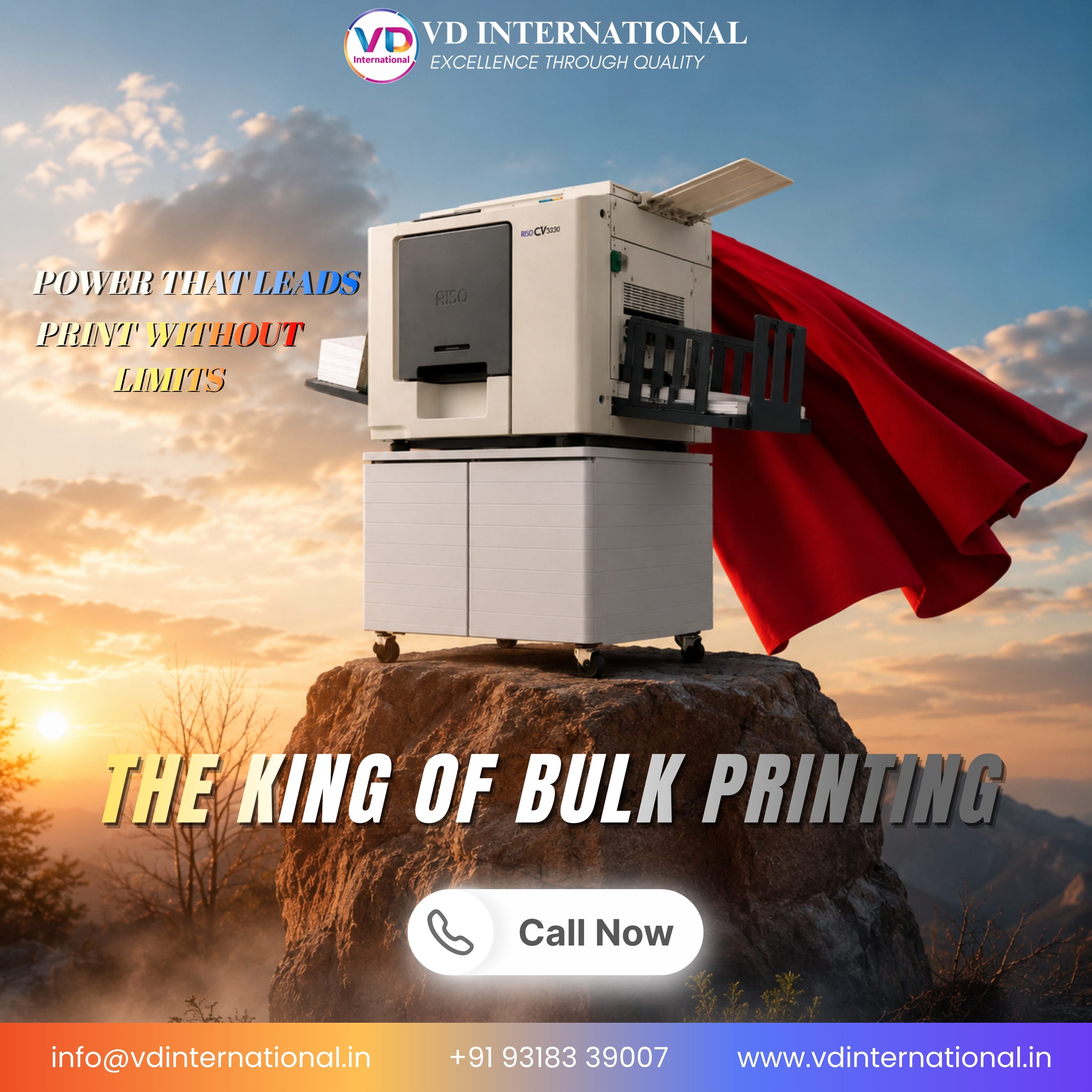 Empowering High-Volume Printing with – Advanced Printing Solution by VD International