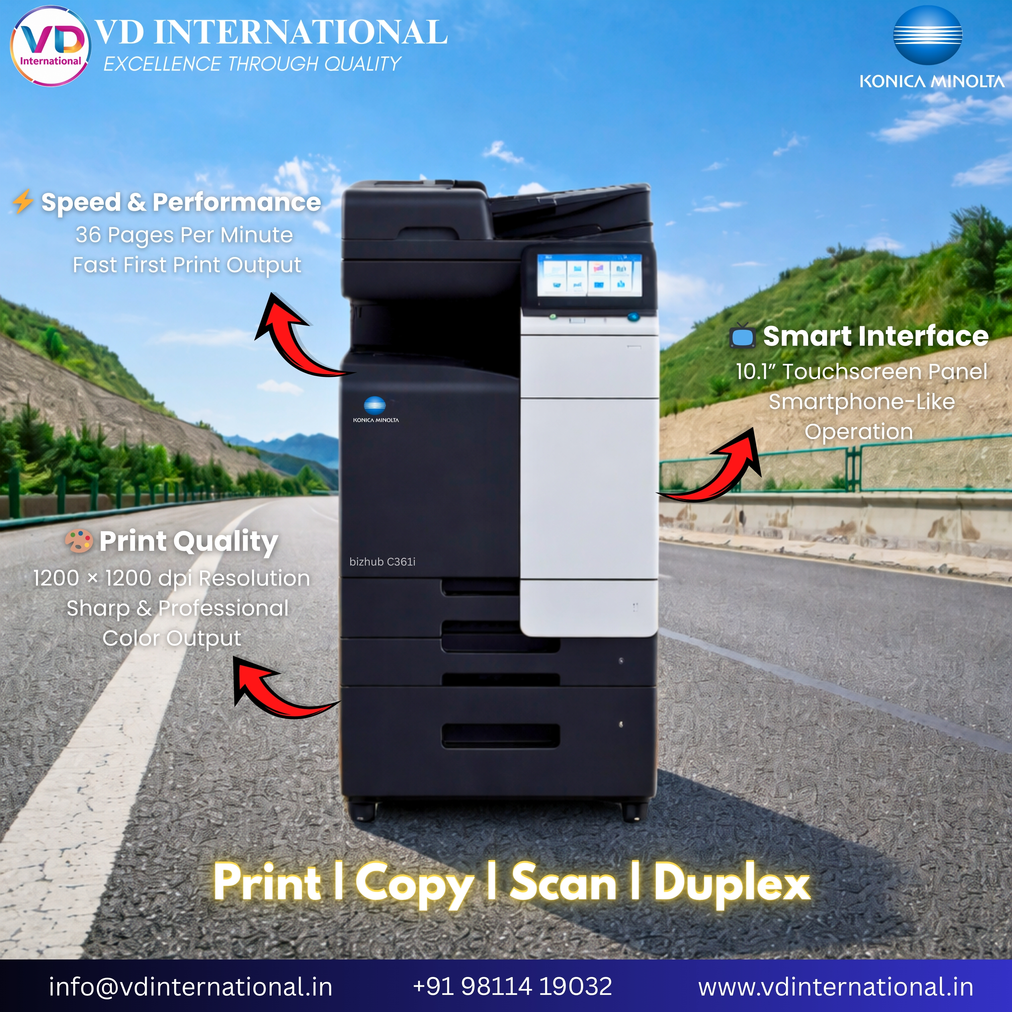 How Konica Minolta bizhub C361i Helps Boost Office Productivity