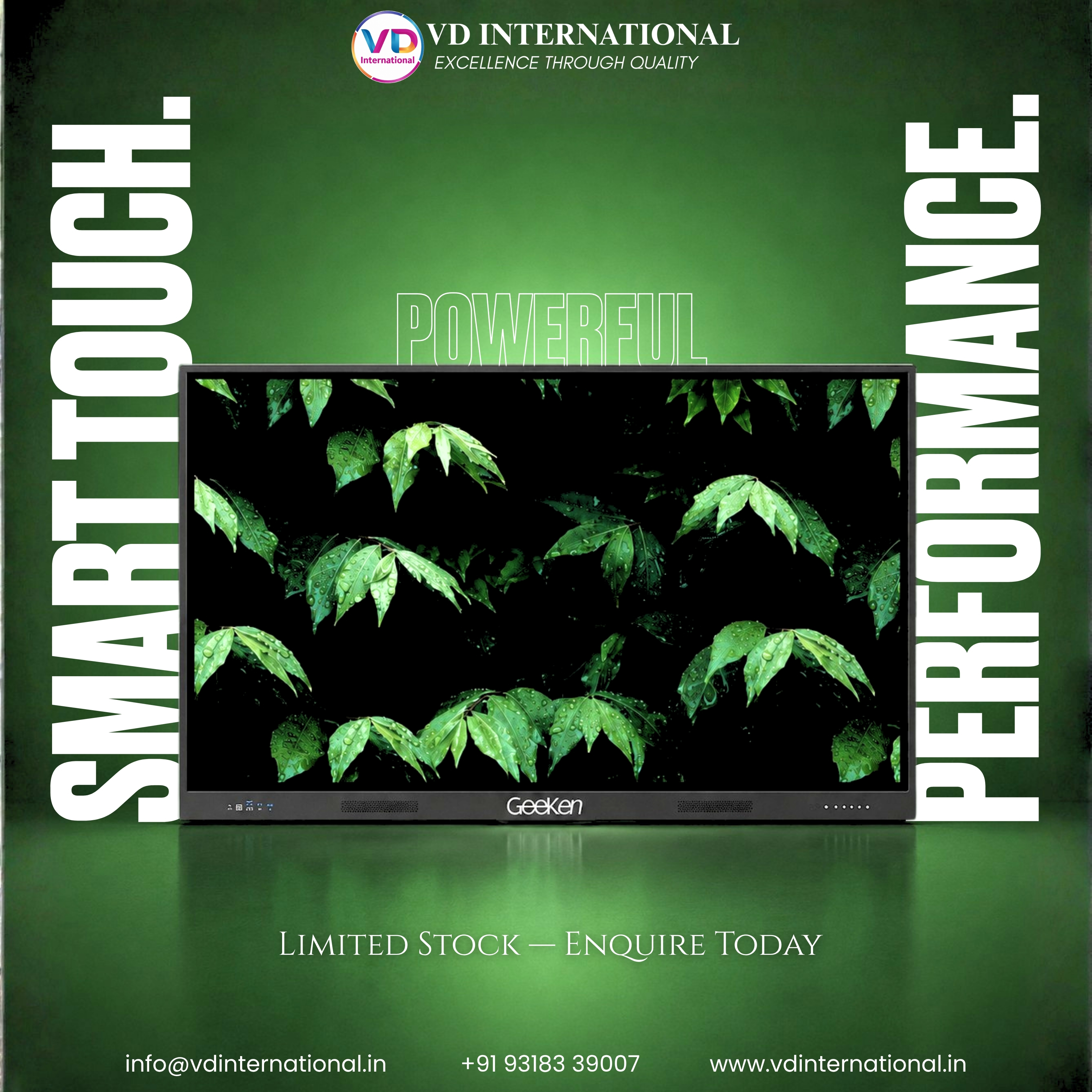 Revolutionizing Smart Collaboration with Interactive Flat Panel – by VD International