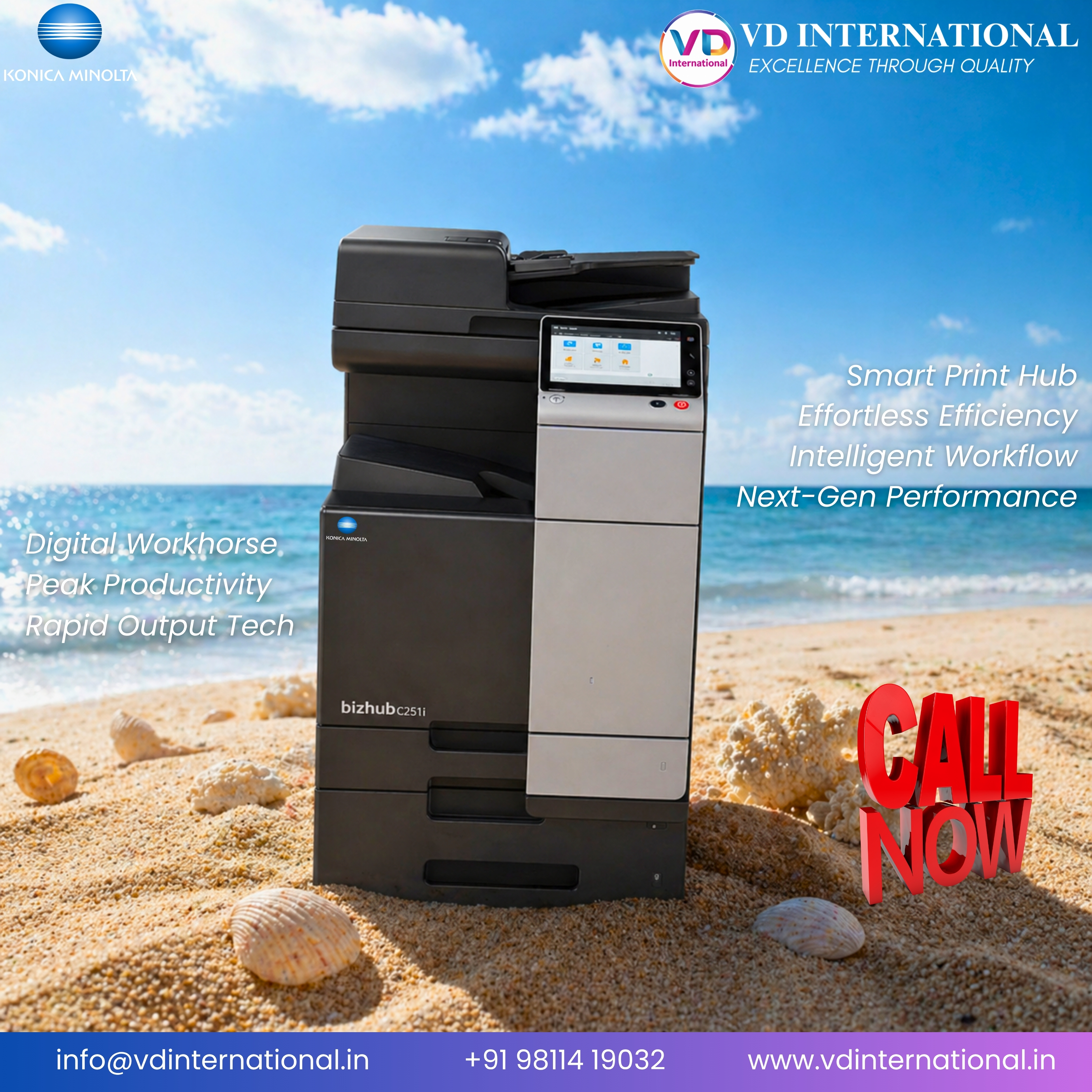 Designed for Daily Performance: Bizhub C251i