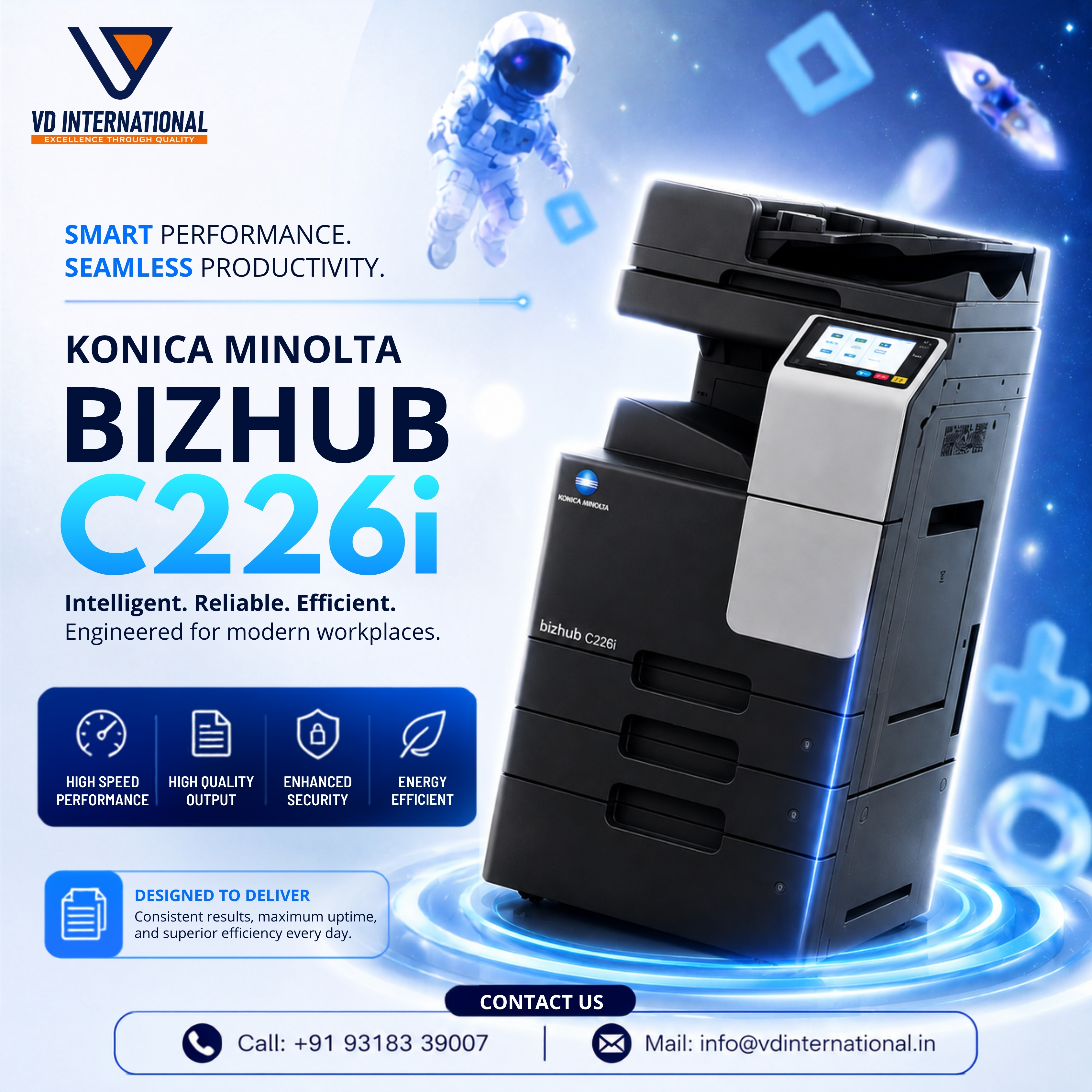 The Office Workhorse You Can Trust – Konica Minolta C226i